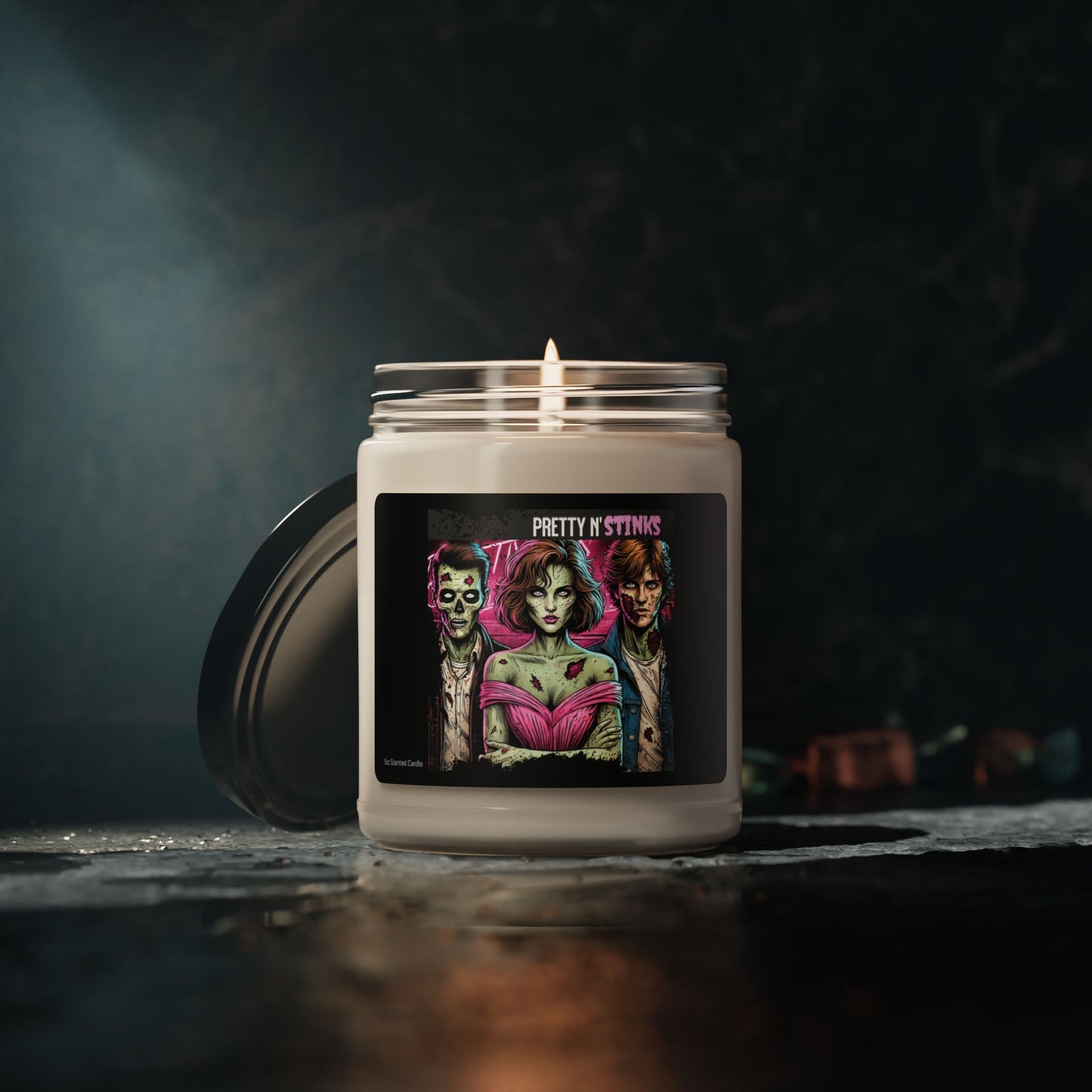Zombie Pretty N' Stinks, Funny Candle, Great Gift for Zombie Collectors, For Candle Lovers, For Bestie, For Her, For Them, Interesting Gifts