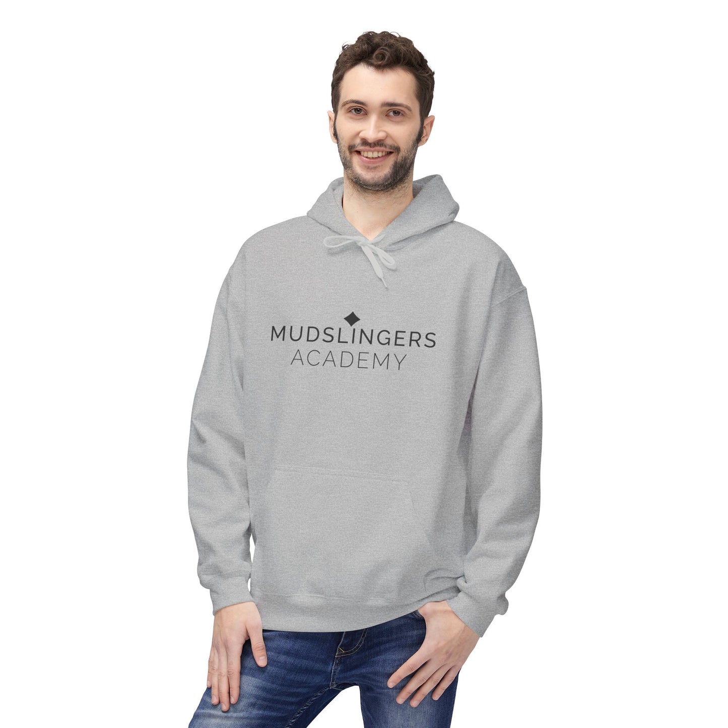 Funny Mudslingers Academy Hoodie Soft Fleece Pullover Funny Hooded Sweatshirt Christmas Gift for Co-Workers Gifts for Friends Gag Gifts