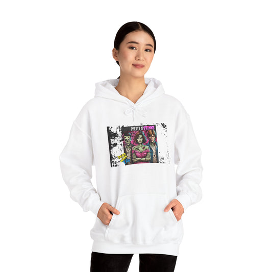 80's Inspired Zombie Hoodie, Funny Hoodie, Unique and Quirky Designs. Great Gift Ideas for the Horror Enthusiast Pop Culture Gifts Retro