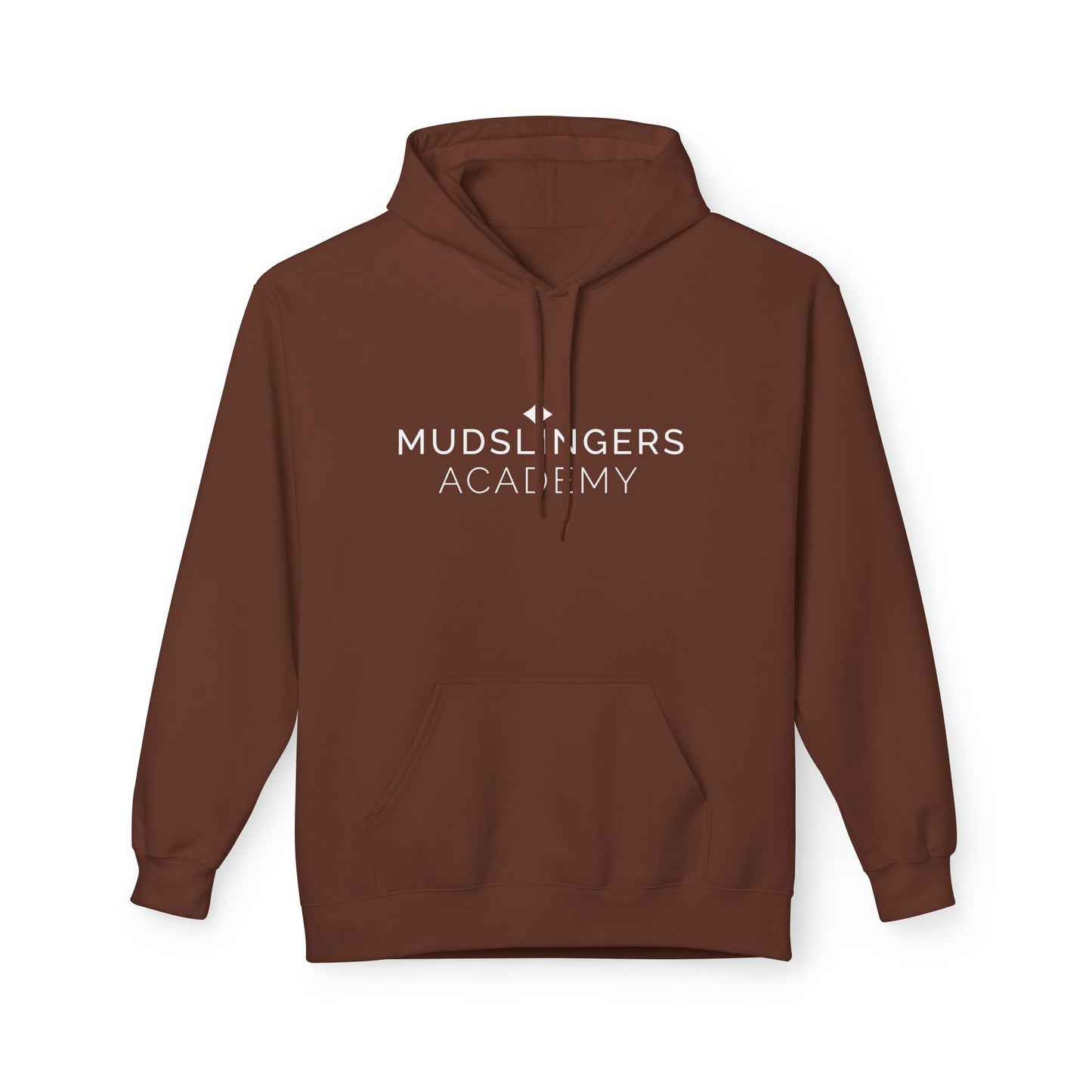 Hoodie, Funny Mudslingers Academy Minimalistic Design, Mudslingers Gift, Soft Fleece Pullover, Unisex Funny Hooded Sweatshirt, Mudslingers