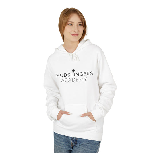 Funny Mudslingers Academy Hoodie Soft Fleece Pullover Funny Hooded Sweatshirt Christmas Gift for Co-Workers Gifts for Friends Gag Gifts