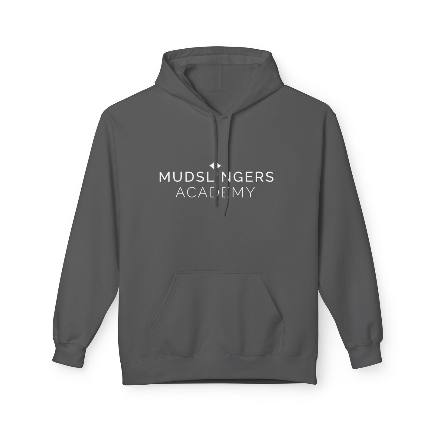 Hoodie, Funny Mudslingers Academy Minimalistic Design, Mudslingers Gift, Soft Fleece Pullover, Unisex Funny Hooded Sweatshirt, Mudslingers