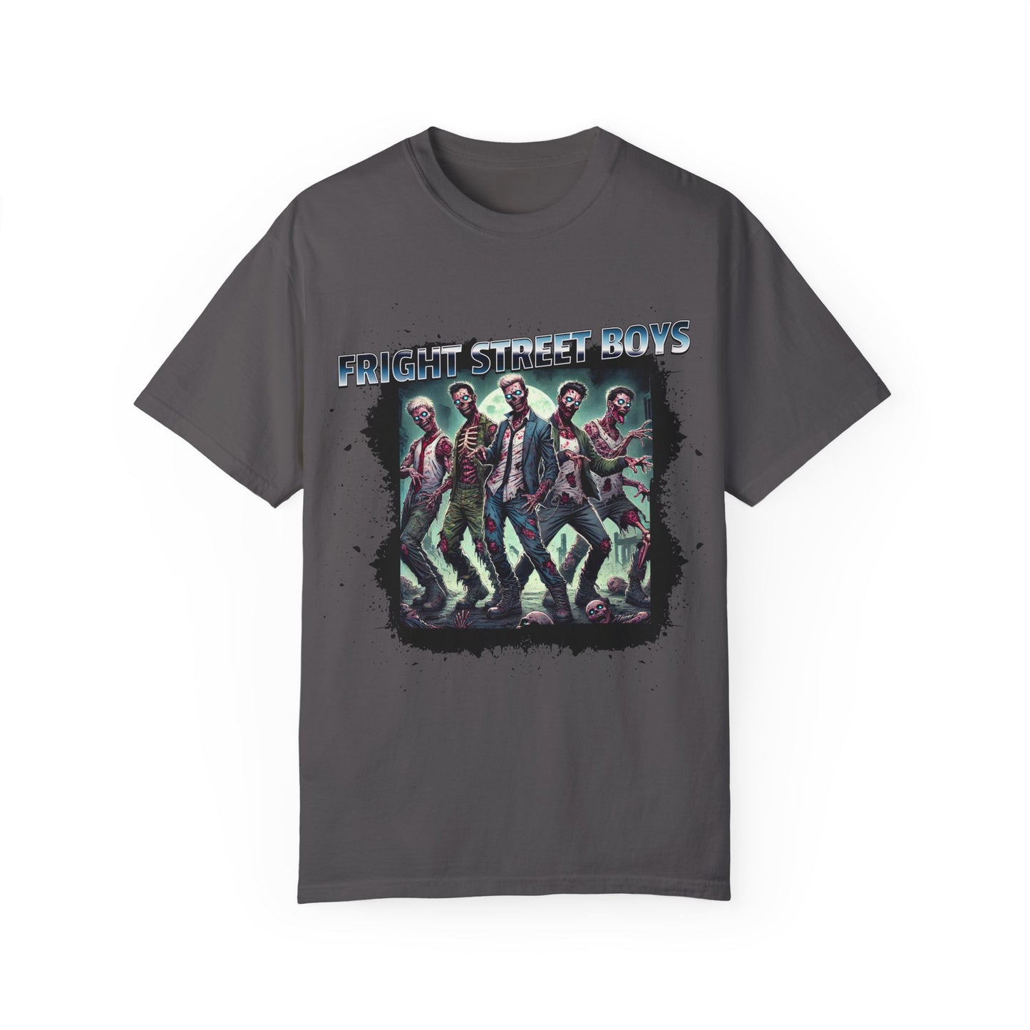 Zombie- Themed 90's Boy Band T-shirt Funny T-shirt Quirky Gifts Unique Retro Designs Pop Culture T-shirt Gifts for her Gifts for him