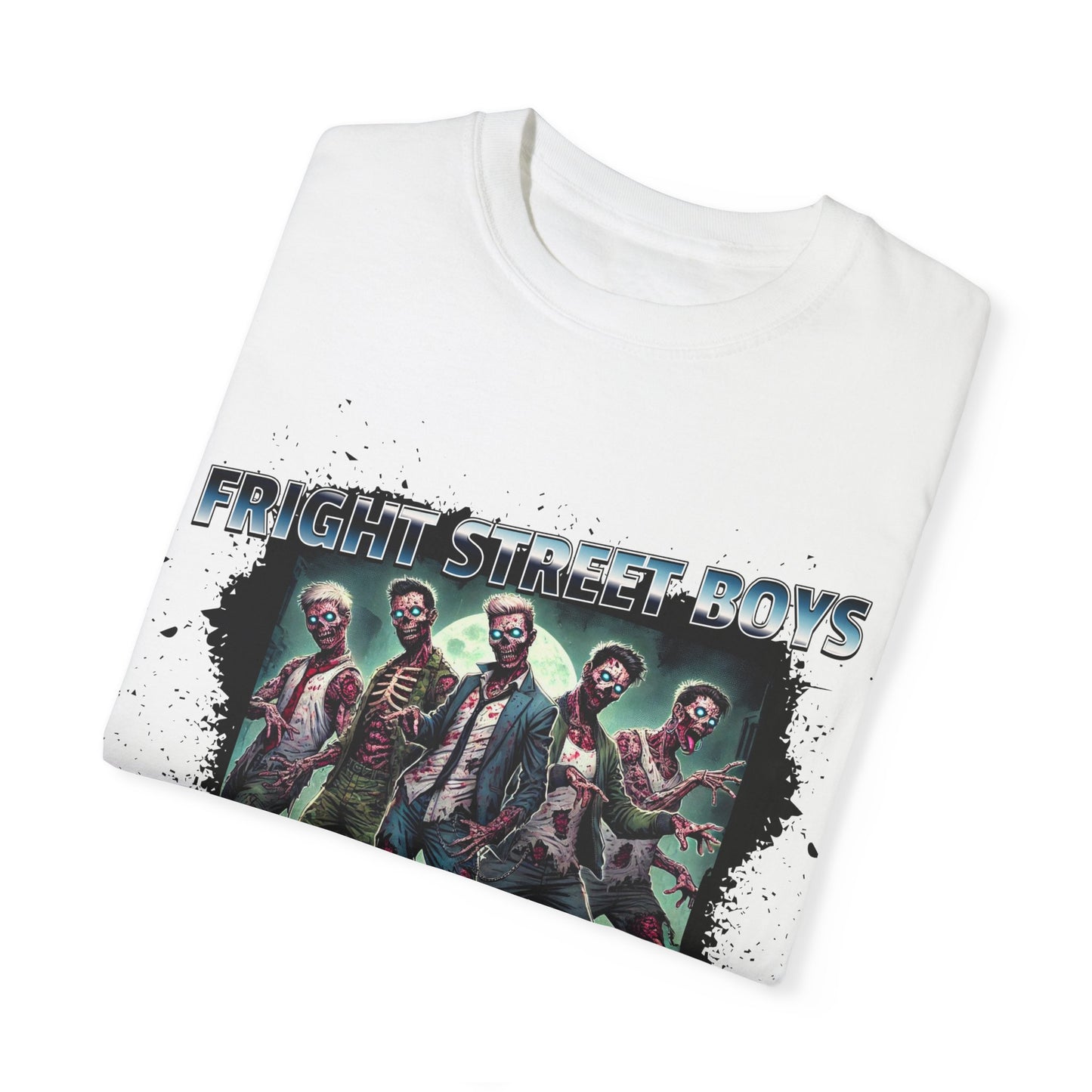 Zombie- Themed 90's Boy Band T-shirt Funny T-shirt Quirky Gifts Unique Retro Designs Pop Culture T-shirt Gifts for her Gifts for him