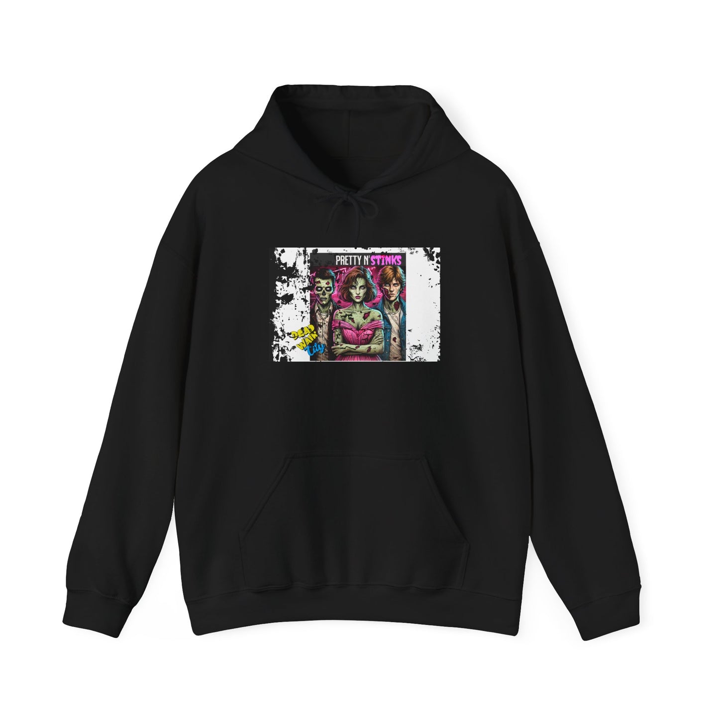 80's Inspired Zombie Hoodie, Funny Hoodie, Unique and Quirky Designs. Great Gift Ideas for the Horror Enthusiast Pop Culture Gifts Retro